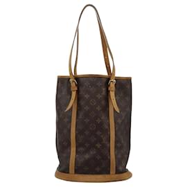 Louis Vuitton-LOUIS VUITTON Monogram Bucket GM Shoulder Bag M42236 LV Auth BD1231-Monogram