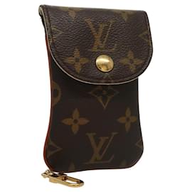 Louis Vuitton-LOUIS VUITTON Monogram Etui Telephonne MM Cell Phone Case M66546 LV Auth 116005-Monogram