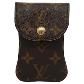 Louis Vuitton-LOUIS VUITTON Monogram Etui Telephonne MM Cell Phone Case M66546 LV Auth 116005-Monogram