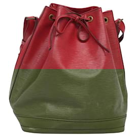 Louis Vuitton-LOUIS VUITTON Epi Noe Shoulder Bag Red M44007 LV Auth 116117-Red