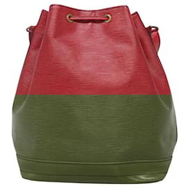 Louis Vuitton-LOUIS VUITTON Epi Noe Shoulder Bag Red M44007 LV Auth 116117-Red