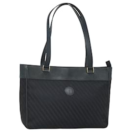 Gucci-GUCCI Tote Bag Canvas Navy Gold 001 865 1525 Auth ep8277-Golden,Navy blue