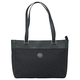 Gucci-GUCCI Tote Bag Canvas Navy Gold 001 865 1525 Auth ep8277-Golden,Navy blue