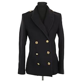 Burberry-Wool coat-Black