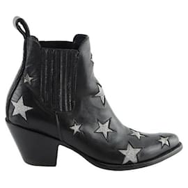 Autre Marque-Leather boots-Black