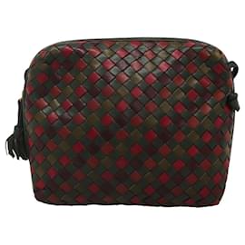 Autre Marque-BOTTEGA VENETA INTRECCIATO Shoulder Bag Leather Multicolor Gold Auth mr1247-Multiple colors,Golden