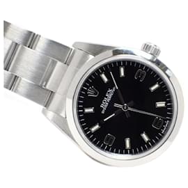 Rolex-ROLEX boys PERPETUAL black3 6 9 Ref.77080 Y series Mens-Silvery