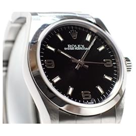 Rolex-ROLEX boys PERPETUAL black3 6 9 Ref.77080 Y series Mens-Silvery