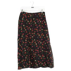 The Kooples Silk skirt Black