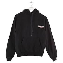Balenciaga-Sweatshirt en coton-Noir