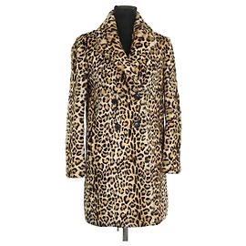 Gerard Darel Fur coat Beige