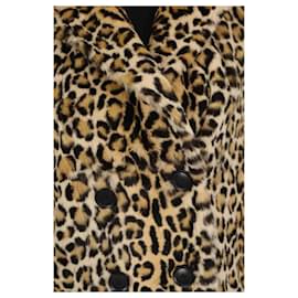 Gerard Darel-Fur coat-Beige