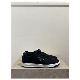 Sneakers PRADA T.EU 39.5 Tessuto Nero