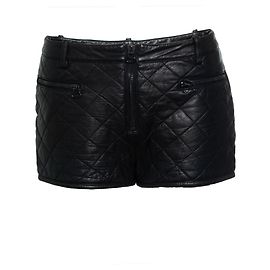 Phillip Lim Philipp Lim, shorts de couro acolchoado Preto