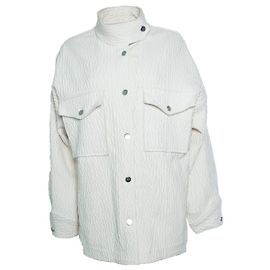 IRO, Jaqueta oversized amassada Rosana em ecru Outro