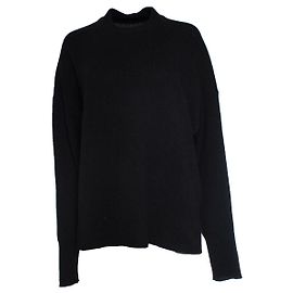 Rick Owens, schwarzer Pullover Strobe FW22 Schwarz
