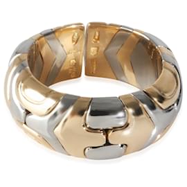 Bulgari-BVLGARI Yellow Gold & Steel  Alveare Flexible Ring-Other