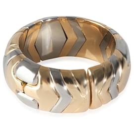 Bulgari-BVLGARI Yellow Gold & Steel  Alveare Flexible Ring-Other