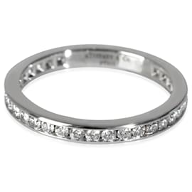 Tiffany & Co-Tiffany & Co. Platinum  Channel Set Eternity Band-Other