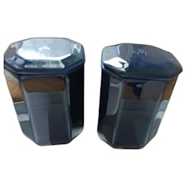 Autre Marque-Guerlain box of 2 ceramics-Navy blue