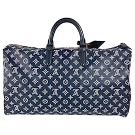 Louis Vuitton-Louis Vuitton Keepall 50-Navy blue