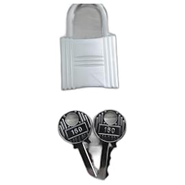 Hermès-new Hermès silver-plated steel lock for Kelly messenger-Silver hardware