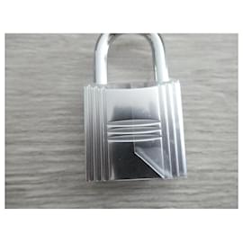 Hermès-new Hermès silver-plated steel lock for Kelly messenger-Silver hardware