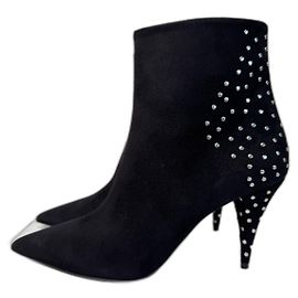 Saint Laurent Kiki Boots Black Size 37 Black