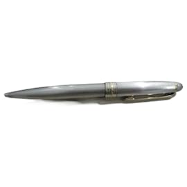 Montblanc-Montblanc ballpoint pen in 925 silver with box-Silver hardware