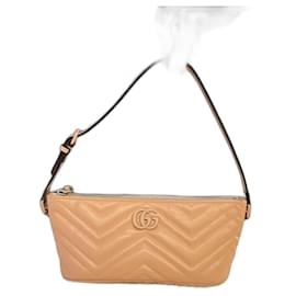 Gucci-Gucci Marmont shoulder bag-Beige