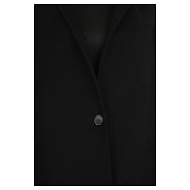 Sandro-Wool coat-Black