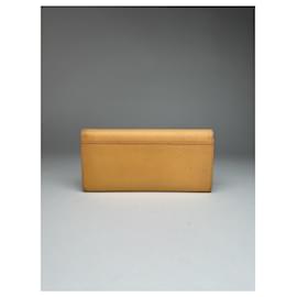 Céline-CELINE Wallets T.  Leather-Yellow