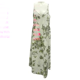 Autre Marque-LoveShackFancy Pink Floral Sleeveless Cotton Maxi Dress-Pink
