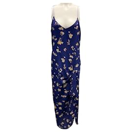 Autre Marque-Caroline Constas Navy Fall 2019 Arabella Gown-Navy blue