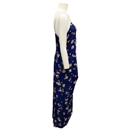 Autre Marque-Caroline Constas Navy Fall 2019 Arabella Gown-Navy blue