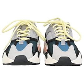 Yeezy-Adidas x Yeezy Boost 700 Sneakers in Multicolor Mixed Media-Grey
