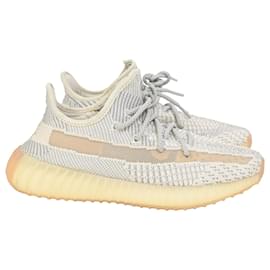 Yeezy-Adidas x Yeezy Boost 350 V2 in Lundmark Nylon -White,Cream