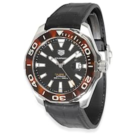 Tag Heuer-Tag Heuer Aquaracer Calibre 5 WAY201N.FT6177 Men's Watch in  Stainless Steel-Silvery,Metallic