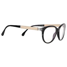 Chanel-Chanel Butterfly Eyeglasses in Black Acetate-Black