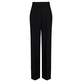 Paco Rabanne-Black Suits Pants in wool grain de poudre-Black