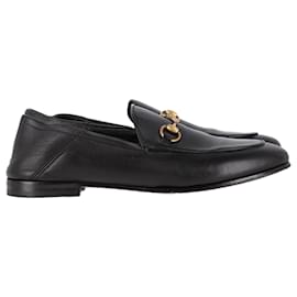 Gucci-Gucci Brixton Convertible Loafers in Black Leather-Black