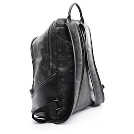 MCM-MCM Duke Visetos Medium Backpack Black-Black