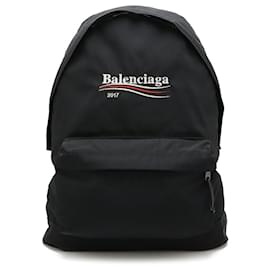 Balenciaga-Sac à dos Explorer en nylon Balenciaga noir-Noir