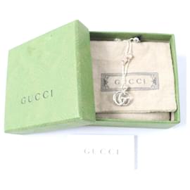 Gucci-Gucci GG Marmont AG925 Pearl Necklace-Silvery,Metallic