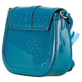 Gucci-Gucci GG Supreme Shoulder Bag Blue Green-Blue