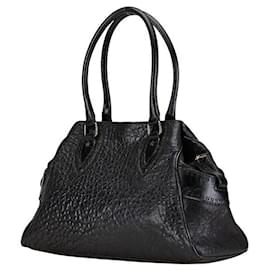 Fendi-Sac à main en cuir Fendi Etnico noir-Noir