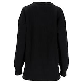 Paco Rabanne-Black Oversized Jumper-Black