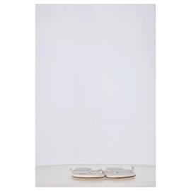 Gabriela Hearst-Gabriela Hearst Flip Flop Sandals in White Leather-White,Cream
