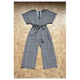Autre Marque-Vanessa Bruno - Jumpsuit black beige-Other