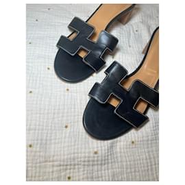 Hermès-Oasis Sandals - Hermes 39 in very good condition-Other